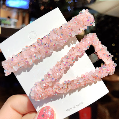 Rhinestone Side Hair Clip – Crystal Barrette | 8 Colours