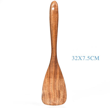 Natural Wood Kitchen Utensil Set | 2, 4, 7 & 8-Piece Sets