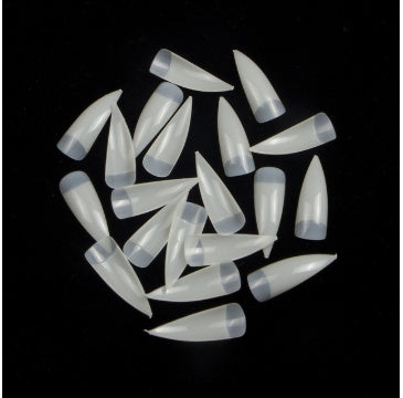 100-Piece Stiletto Nail Tips – Long Pointed Extensions