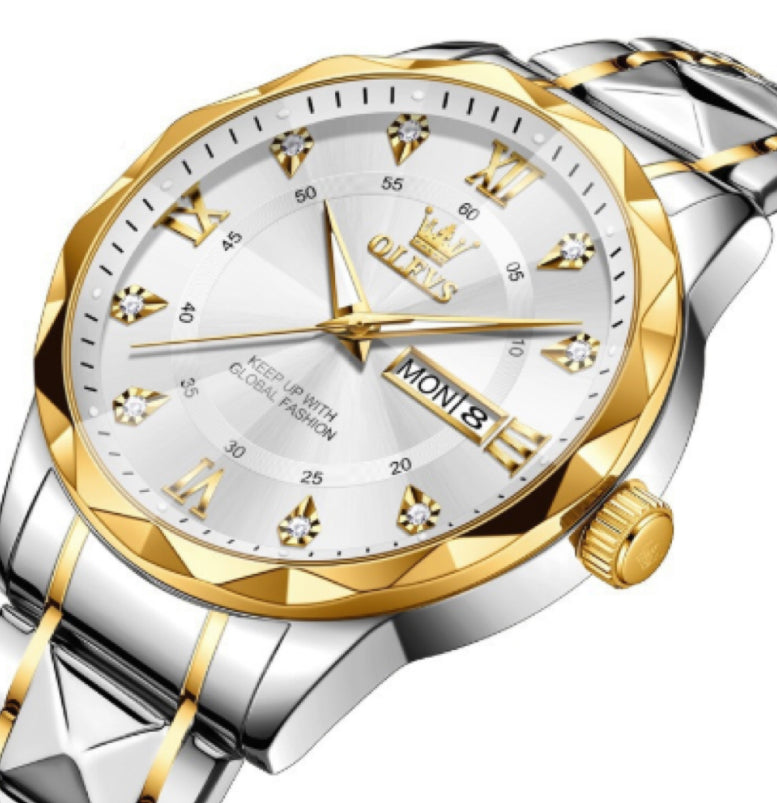 Men's Luminous Waterproof Quartz Watch | Business Style | Multiple Colourways
