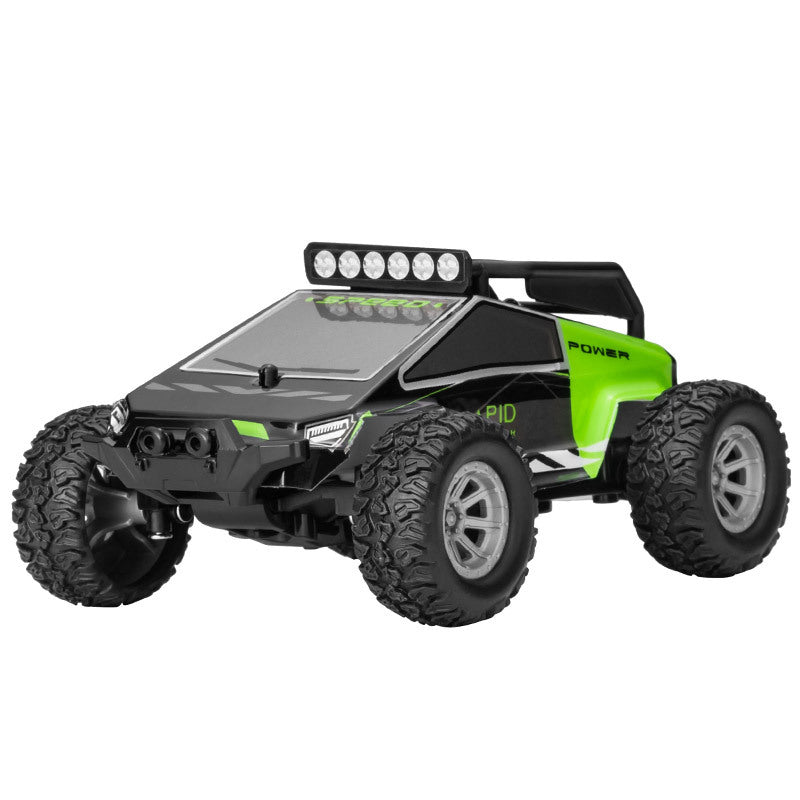 High-Speed RC Racing Car - Wireless Handle Remote Control Green Blue Age 14+