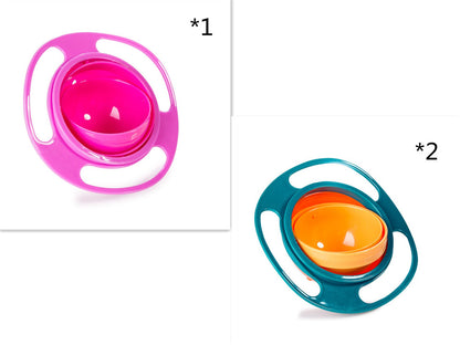 360° Rotating Spill-Proof Baby Bowl