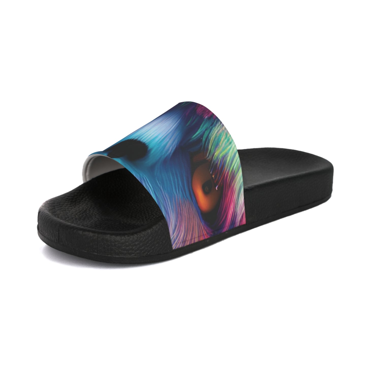Abstract Print Pool Slide Sandals | Colourful Unisex Slides