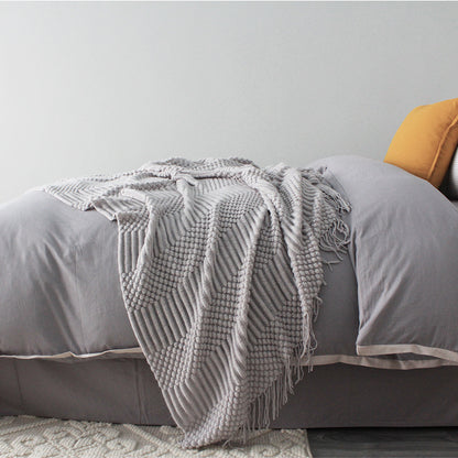 Soft Fleece Throw Blanket | 127x170cm Sofa & Bed Blanket