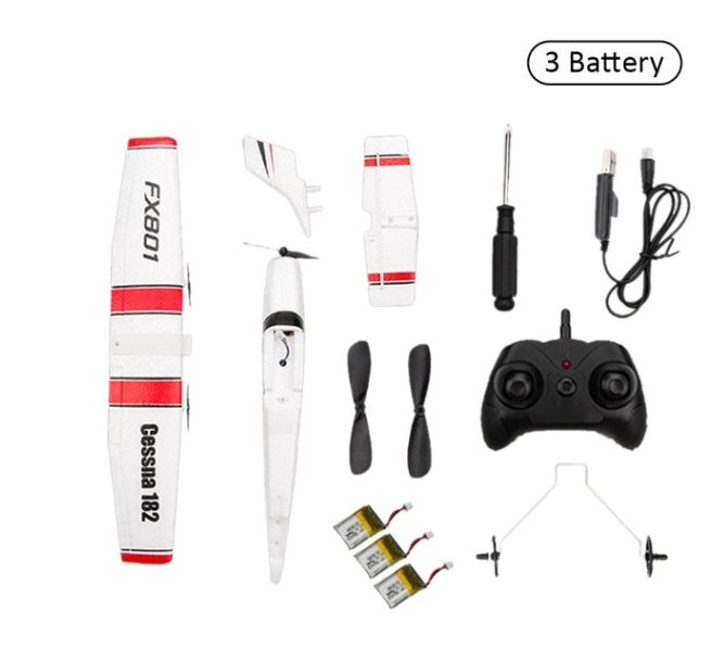 DIY Cessna 182 RC Glider FX801 | Remote Control Plane