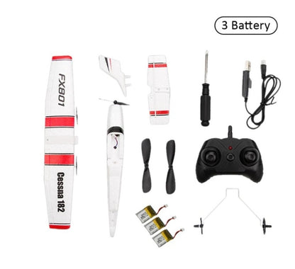 DIY Cessna 182 RC Glider FX801 | Remote Control Plane