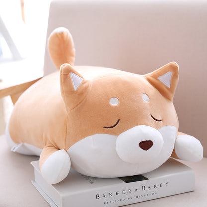 Shiba Inu Dog Plush Toy - Soft Stuffed Animal Pillow for Kids