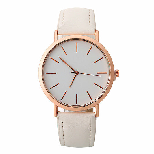 Women's Slim Quartz Wristwatch | Simple Elegant Dress Watch in 8 Colours