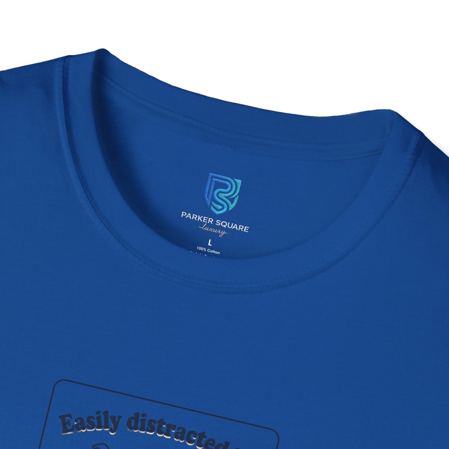 'Easily Distracted By…wait, is that a dog?' Cartoon Dog Graphic Tee