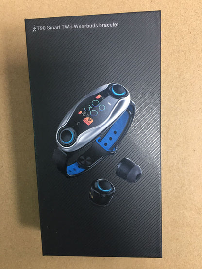 2-in-1 Bluetooth Headset Smartwatch Bracelet – Step Counter & Calls