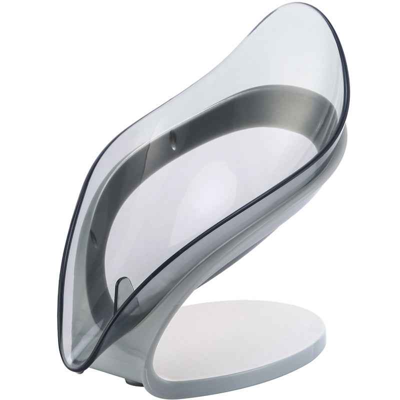 Self-Draining Soap Dish Holder – Non-Slip Leaf Design Bathroom Soap Tray