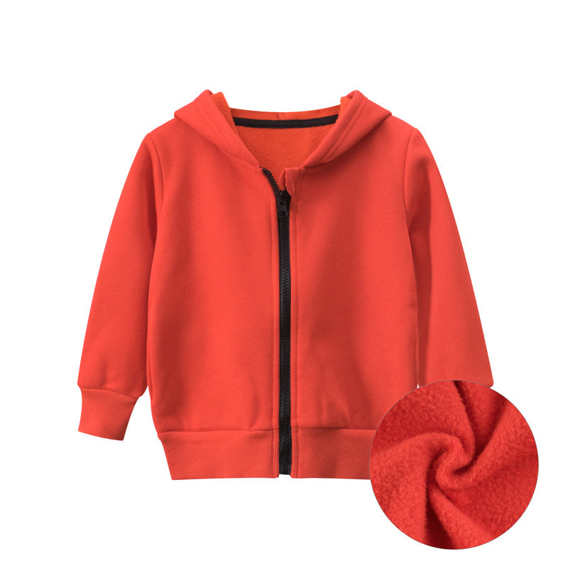 Children's Fleece Zip-Up Hoodie | Kids Warm Jacket 90-140cm