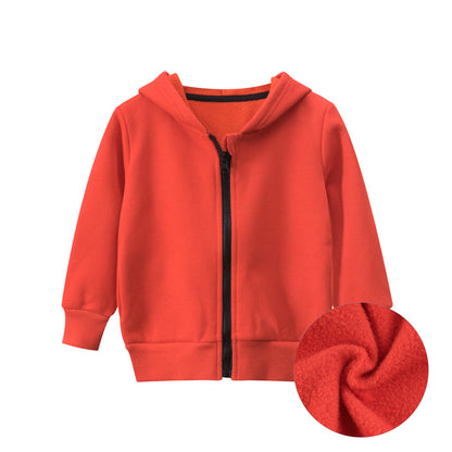 Children's Fleece Zip-Up Hoodie | Kids Warm Jacket 90-140cm