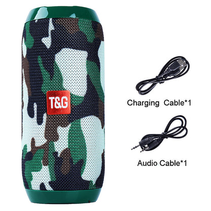 Portable Bluetooth Speaker with FM Radio & IPX5 Waterproofing