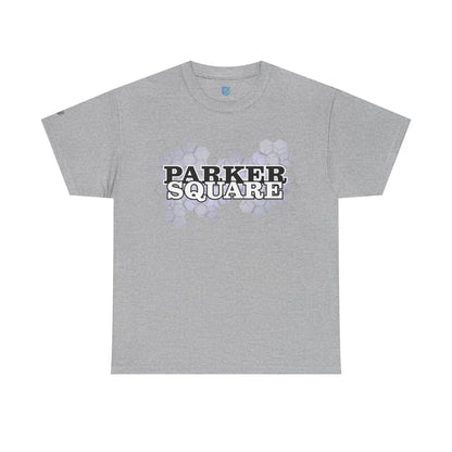 Parker Square T‑Shirt — Retro Campus Logo Tee