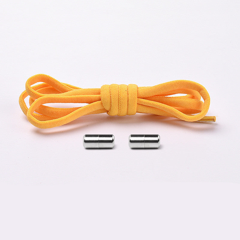 Elastic No-Tie Shoelaces – Half-Round Capsule Lock, 22 Colours