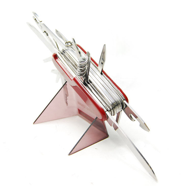 20-in-1 Stainless Steel Multi-Tool Pocket Knife – 91mm EDC Folding Knife Pliers, Saw & Scissors