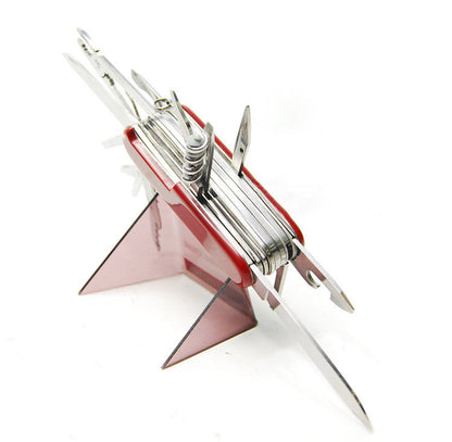 20-in-1 Stainless Steel Multi-Tool Pocket Knife – 91mm EDC Folding Knife Pliers, Saw & Scissors