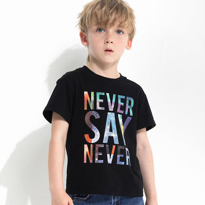Children's Letter Print T-Shirt | Ages 2-7