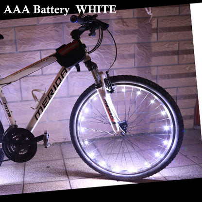 LED Bicycle Spoke Lights – Flashing Wheel Safety Lights 6 Colours
