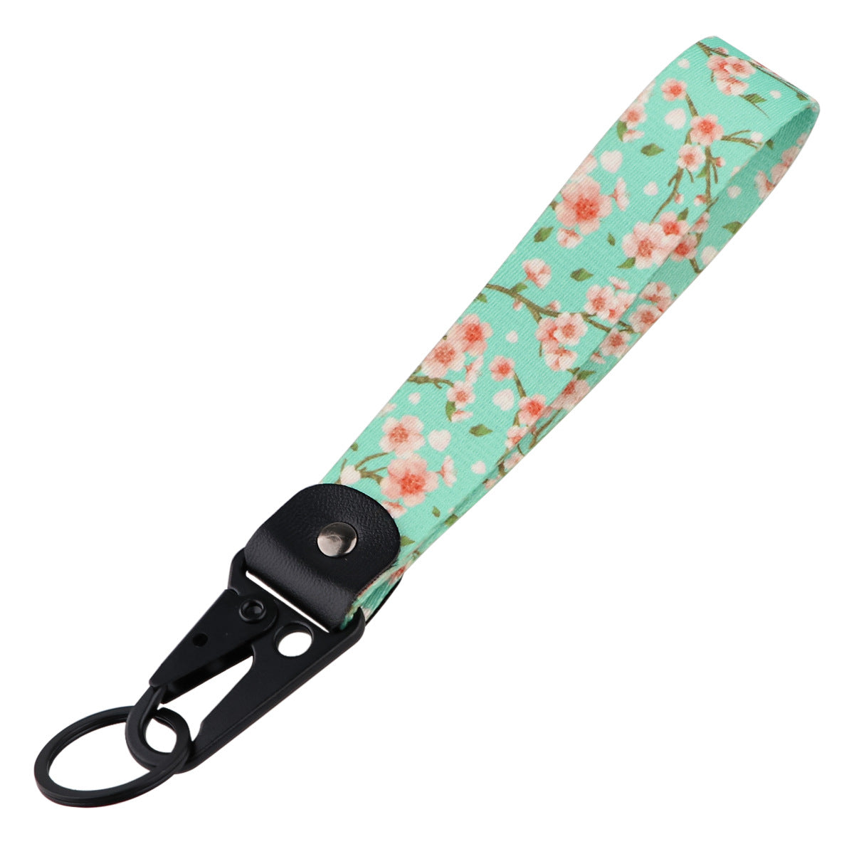 Cherry Blossom Leather & Metal Keychain | 15 Designs | JP Collections