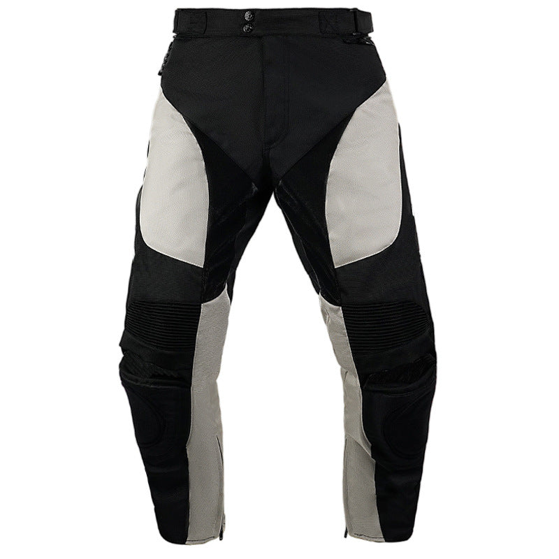 Unisex Outdoor Motorcycle Racing Trousers | Black & White | S-3XL