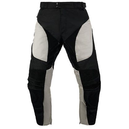 Unisex Outdoor Motorcycle Racing Trousers | Black & White | S-3XL