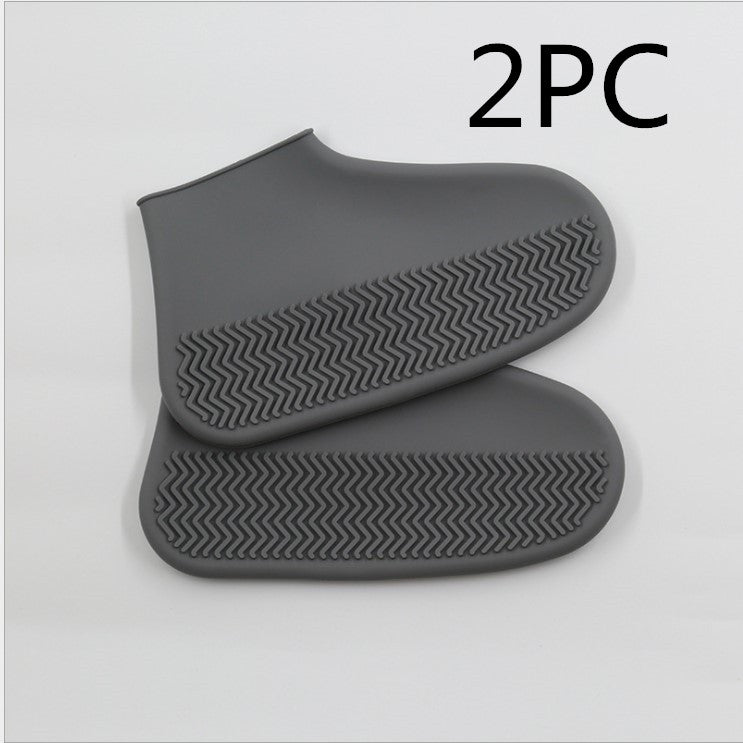 Silicone Waterproof Shoe Covers – Heeled Overshoes, Unisex