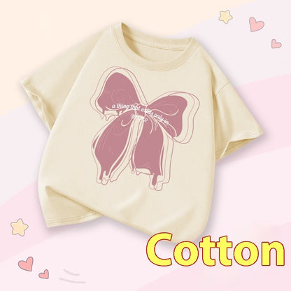 Girls Cartoon Print Short Sleeve Cotton T-Shirt – 14 Designs