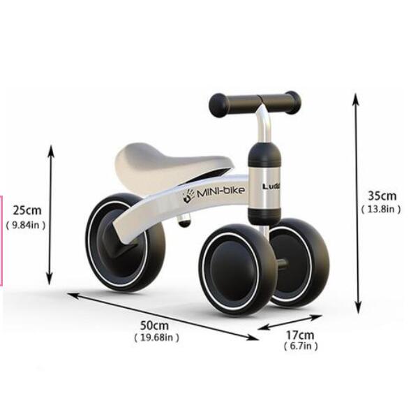 Children's Balance Twist Car – Baby Walker Scooter S-Frame Leather Seat
