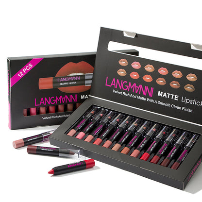 12-Piece Lipstick Gift Set – 12 Colours, 3.5g Each