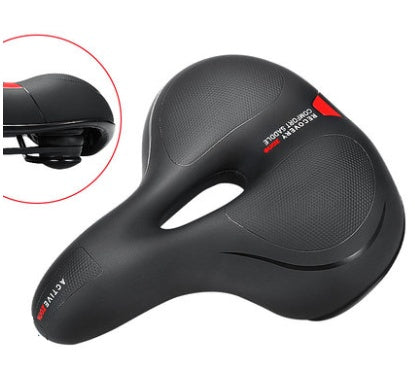 Shock Absorbing Bicycle Saddle – Spring & Spherical Suspension Seat Red, Green & Blue