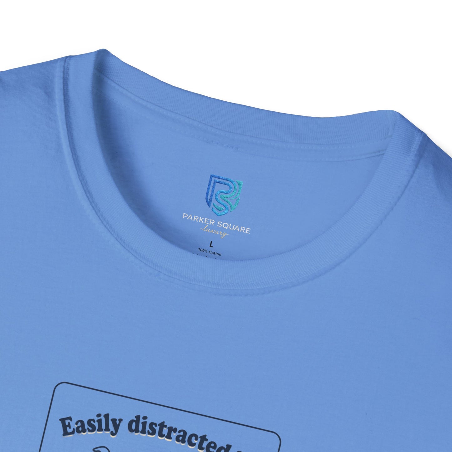 'Easily Distracted By…wait, is that a dog?' Cartoon Dog Graphic Tee