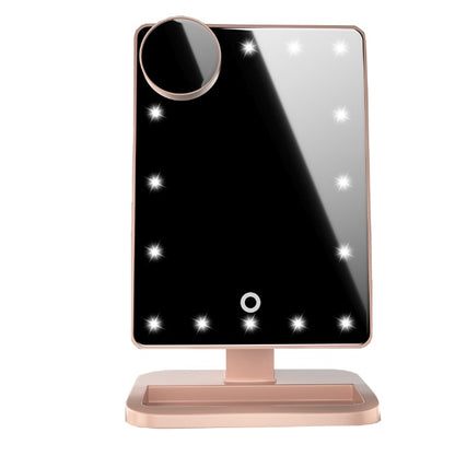LED Vanity Mirror with Bluetooth Speaker & 10x Magnification