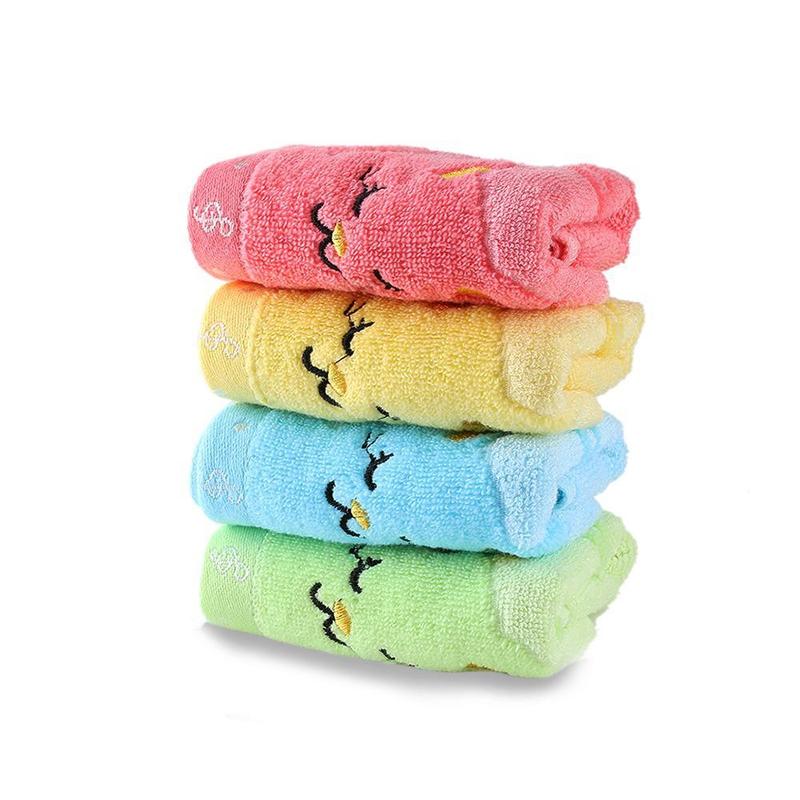 Bamboo Fibre Kitten Face Towel | Soft Cotton Blend Hand Towel