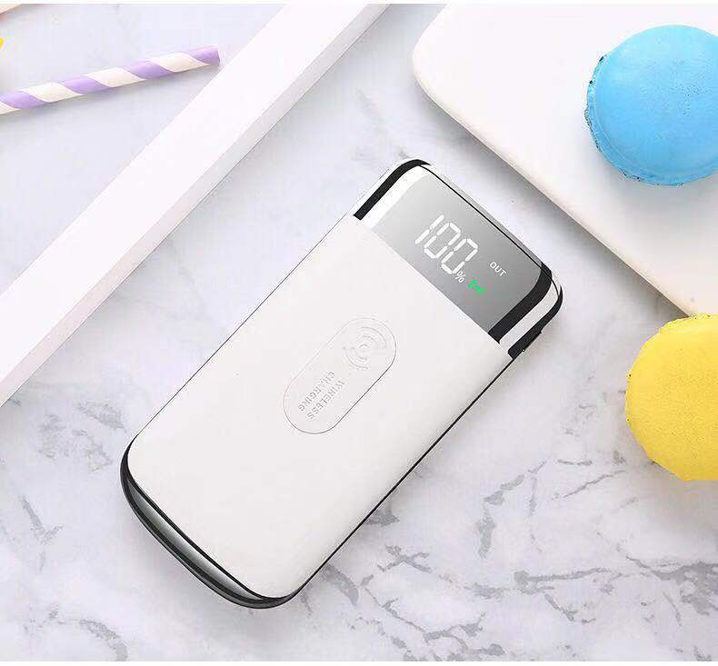 20,000mAh Slim Power Bank – LCD Display Multi-USB Gold, Black, White, Rose Gold & Blue