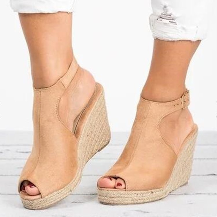 Women's Peep Toe Wedge Heel Sandals | EU 35–43