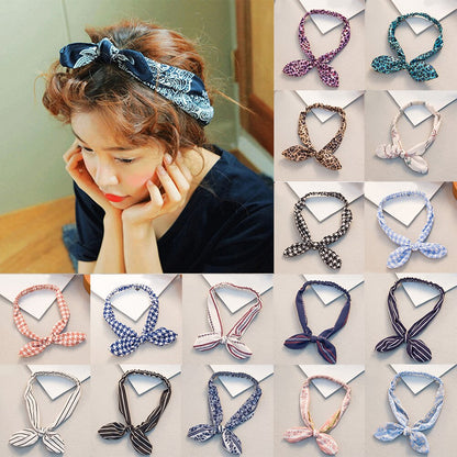 Bow & Bunny Ears Fabric Headband – 59 Styles