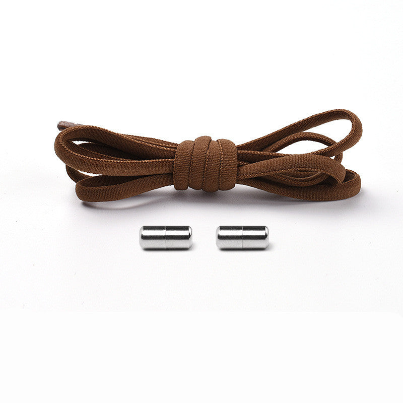 Elastic No-Tie Shoelaces – Half-Round Capsule Lock, 22 Colours