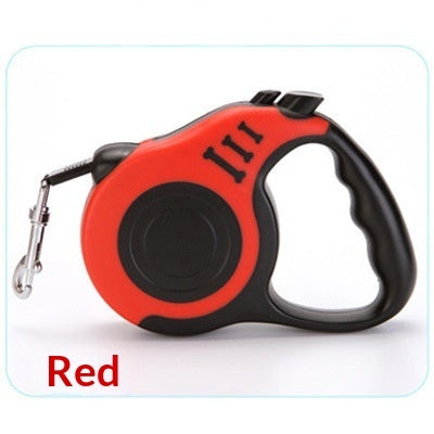 Retractable Dog Lead – One-Touch Brake & Lock | 7 Colours | 3m & 5m