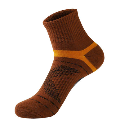 Men's Cotton Jacquard Sports Socks – Single, 3 & 5-Pair Packs