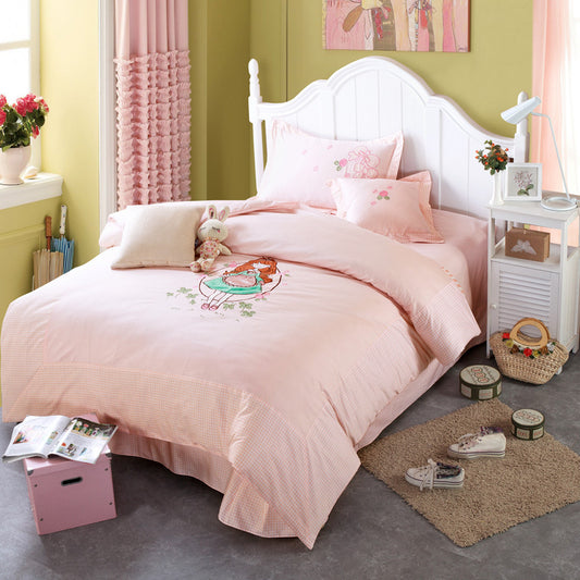 Children's Illustrated Cotton Duvet Cover Set | 6 Designs