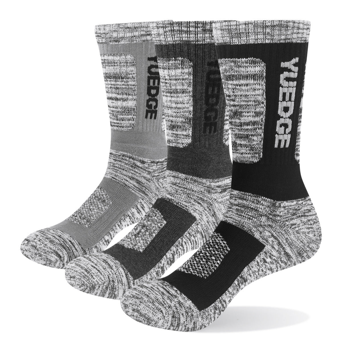 Men's Combed Cotton Mid-Tube Sports Socks – 4 Colours