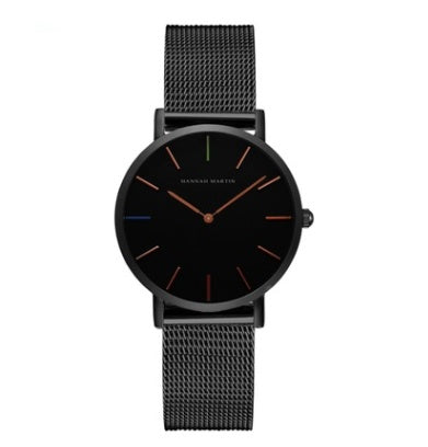 Hannah Martin Ladies Quartz Watch | 36mm Stainless Steel | 30M Waterproof