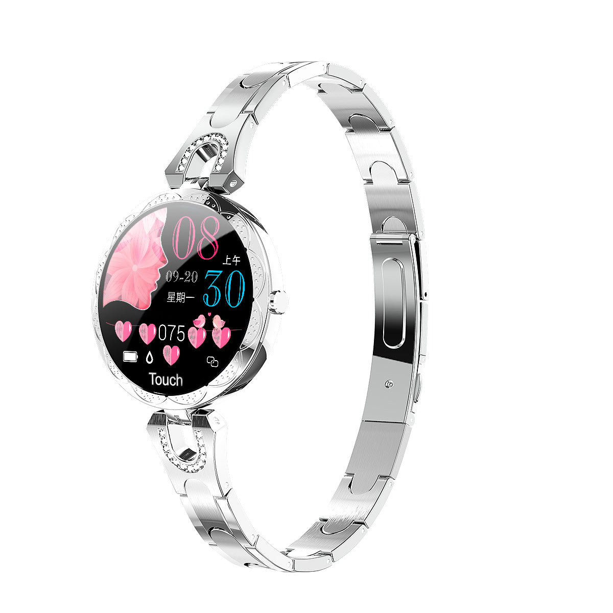 Women's Smart Watch with Health Tracking & Cycle Monitor