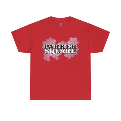 Parker Square T‑Shirt — Retro Campus Logo Tee