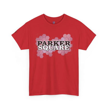 Parker Square T‑Shirt — Retro Campus Logo Tee