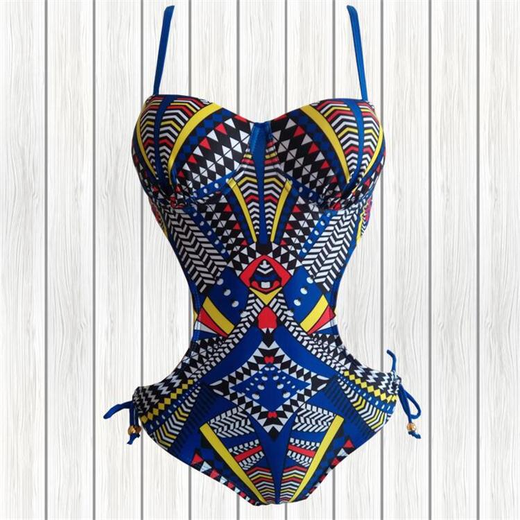 Women's Printed One-Piece Swimsuit | Fashion Swimwear S–XL