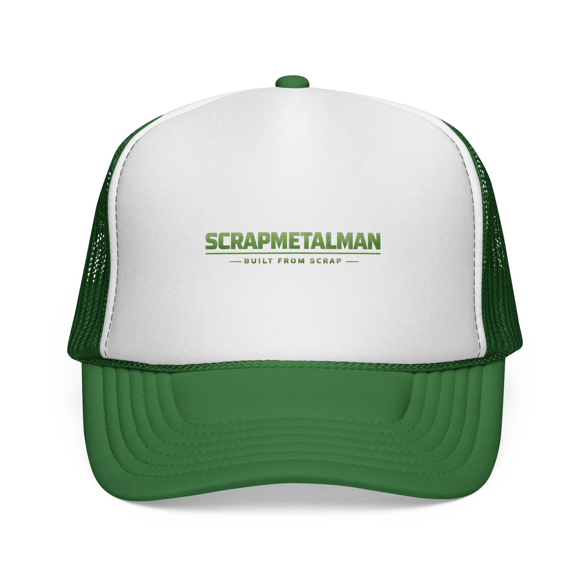 Scrapmetalman Logo Mesh Trucker Cap | Breathable Snapback