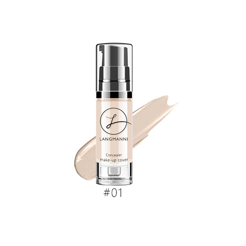 Waterproof Liquid Foundation & Concealer – Brightening 6ml, 6 Shades